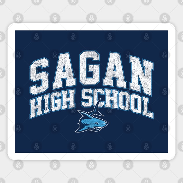 Sagan High School (21 Jump Street) Magnet by huckblade